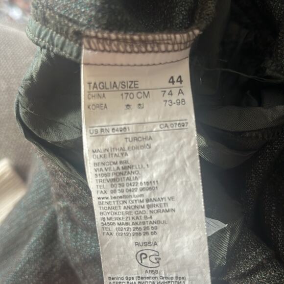 Vintage Benetton wool short pants medium - Picture 5 of 7